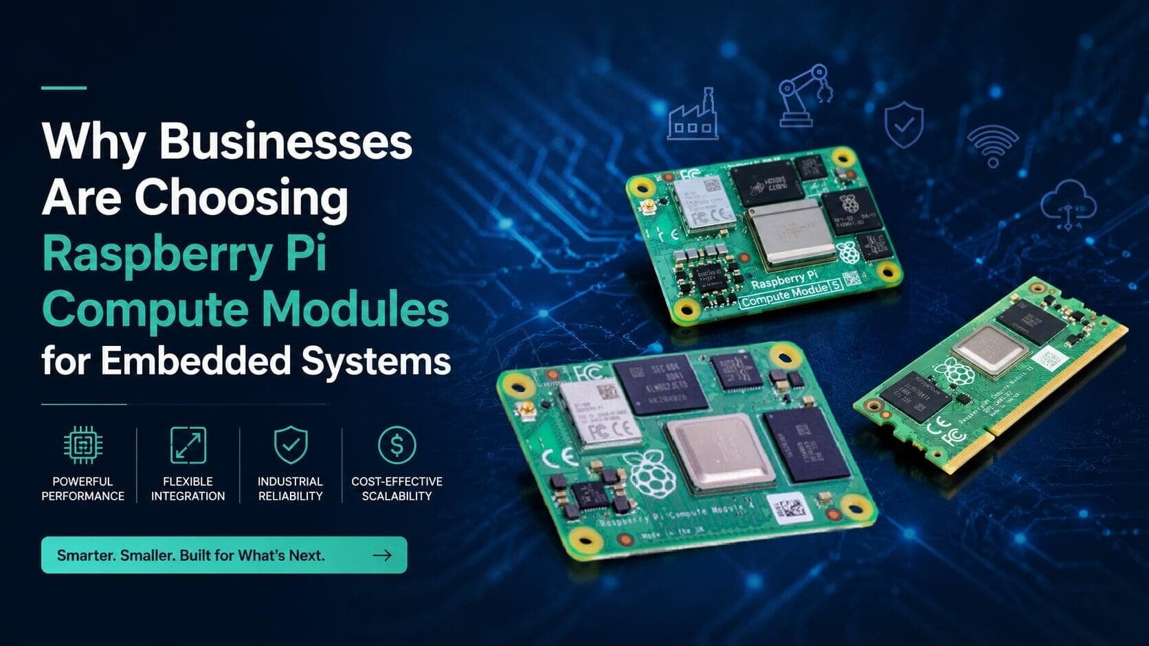 Raspberry Pi Compute Modules for embedded systems